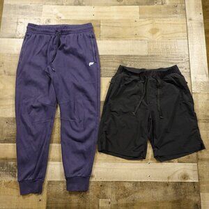 Fabletics Men’s Bundle Medium – Joggers & Lined Athletic Shorts